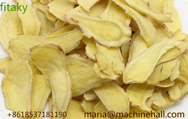 dehydrated ginger chips