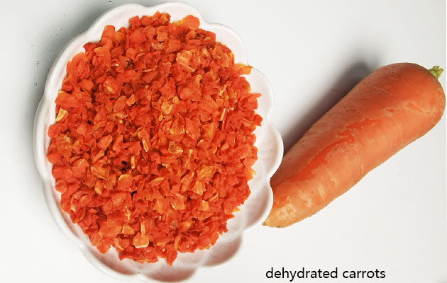 Bulk Dehydrated Carrots Wholesale Price