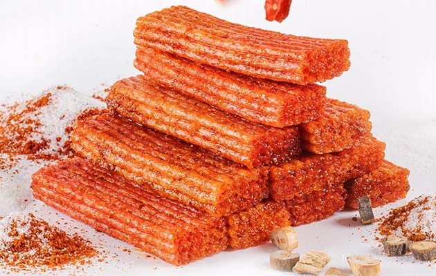 Hot Selling Spicy Strip Snack Food Price