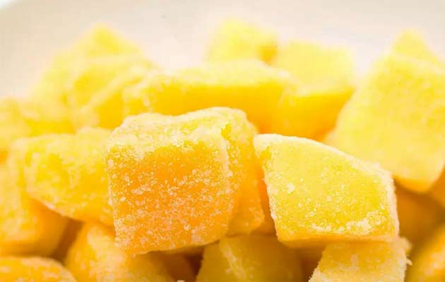 frozen mango dices 