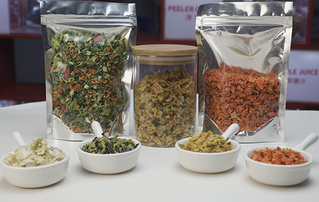 dehydrated vegetables