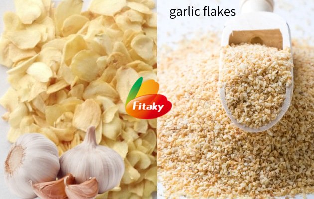 dried garlic flakes 
