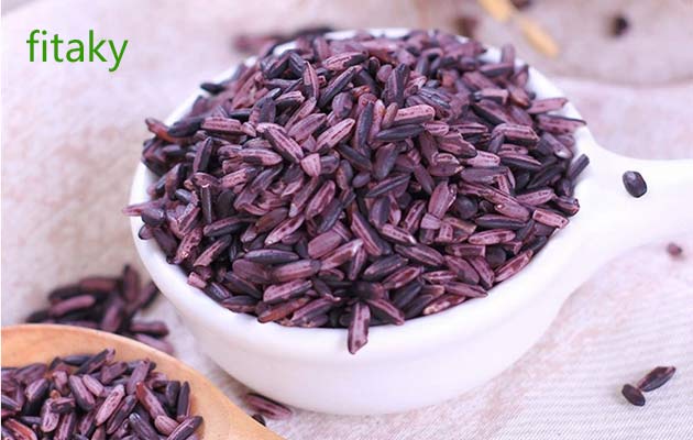 factory supply purple rice powder