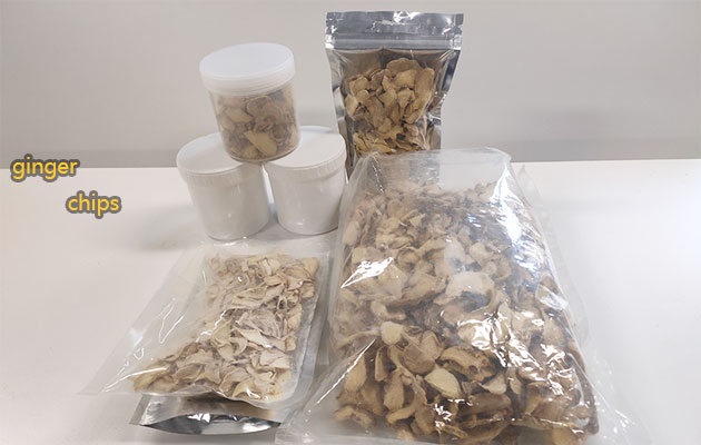 Dehydrated Ginger Chips Wholesale Price