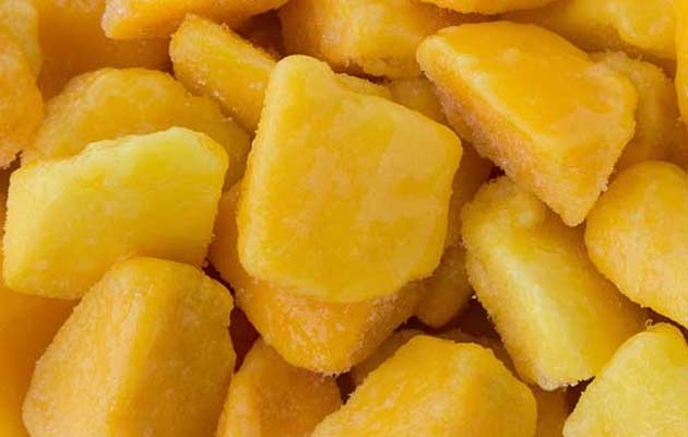 iqf frozen mango product