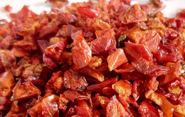 dried red bell pepper